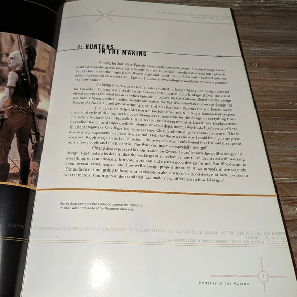 Star Wars 2000 "Aurra Sing: Dawn of the Bounty Hunters" reference book - Picture 6 of 9